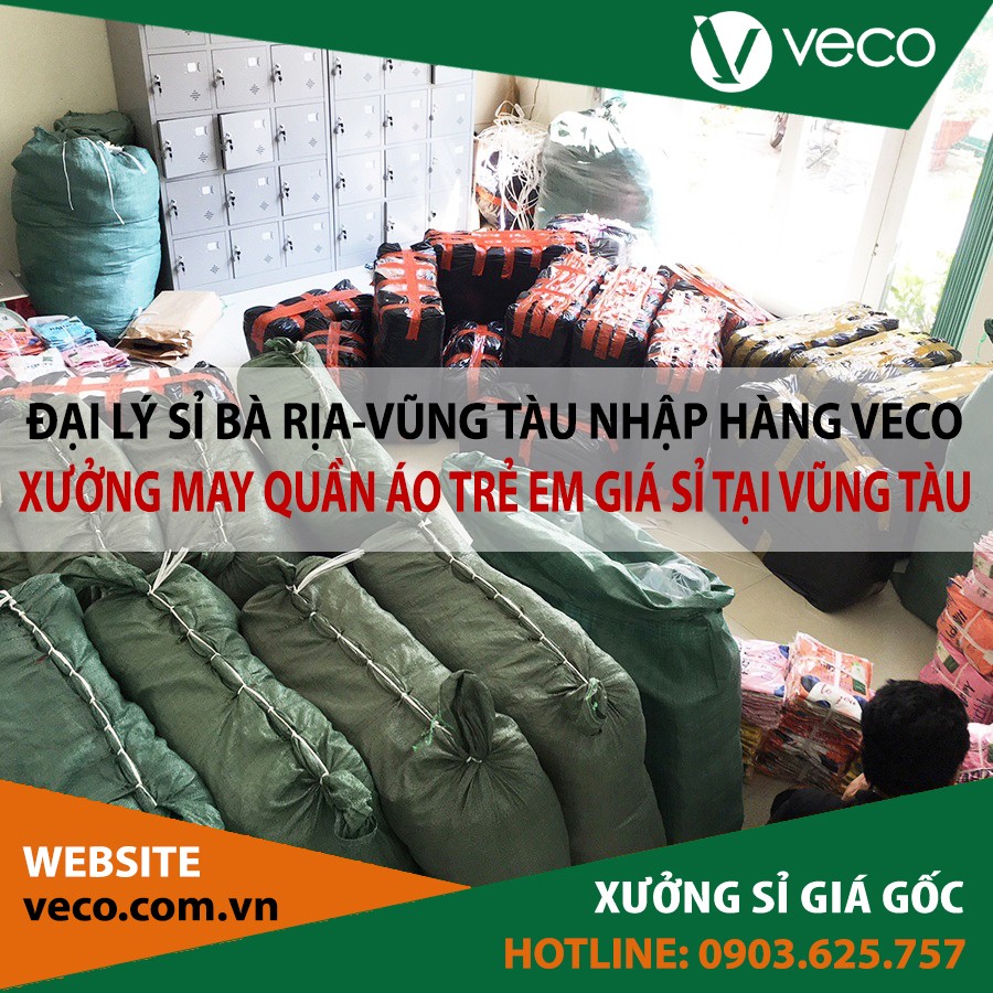 VECO-xưởng may quần áo trẻ em giá sỉ tại Vũng Tàu